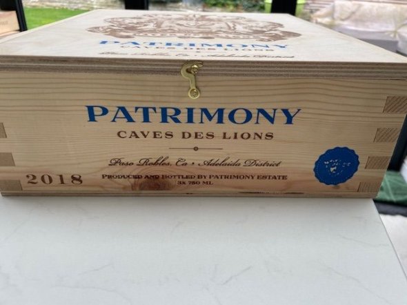 Patrimony (Daou), Caves des Lions, Paso Robles