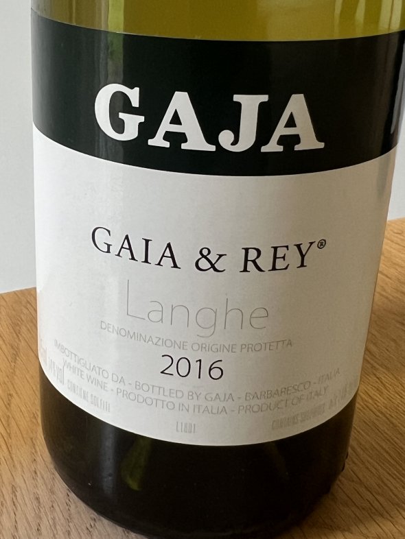 Chardonnay Gaia and Rey Gaja