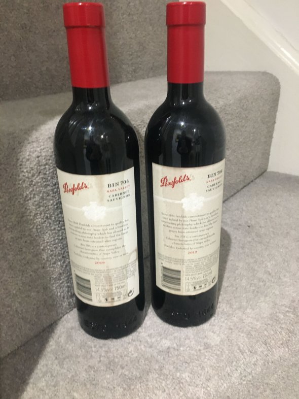 2019 (2 bottles) Penfolds, Bin 704 Napa Valley Cabernet Sauvignon