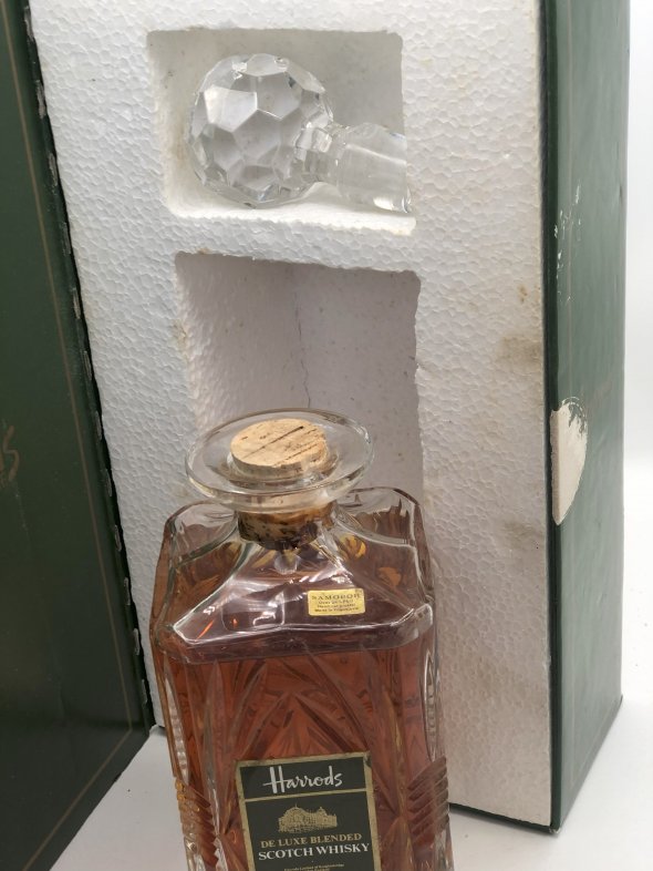 Harrods de luxe whisky in Samobor Cut Glass Decanter