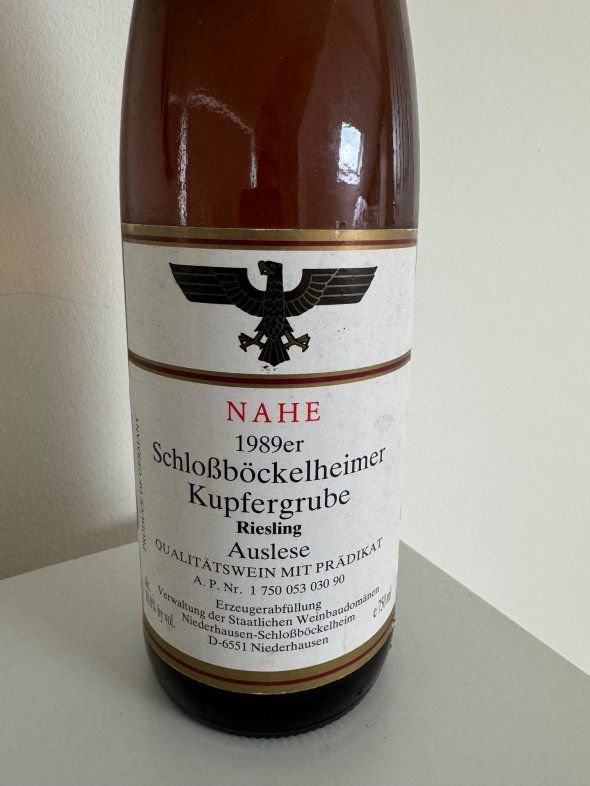 Gut Hermannsberg, Schlossbockelheimer Kupfergrube Riesling Auslese G, Nahe