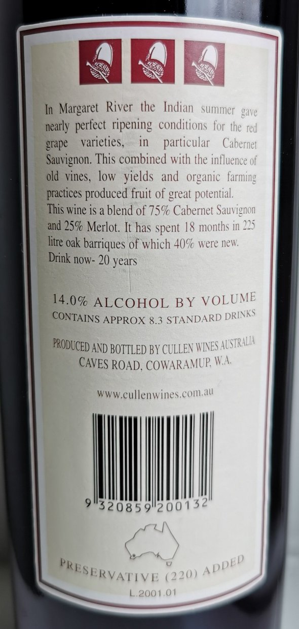 Cullen, Diana Madeline, Margaret River