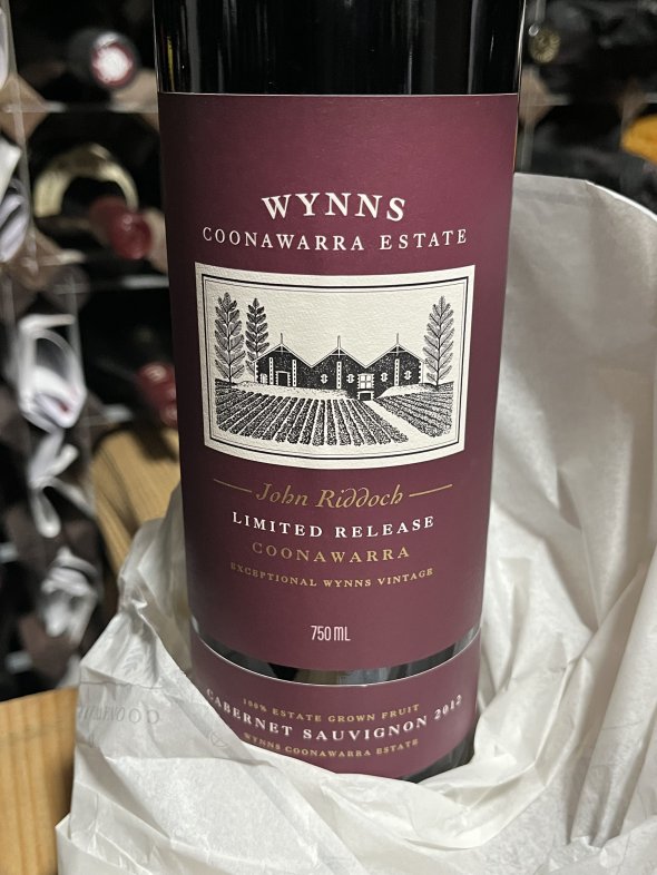 Wynns Coonawarra Estate, John Riddoch Cabernet Sauvignon, Coonawarra