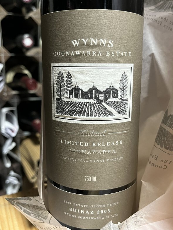 Wynns Coonawarra Estate, Michael Shiraz, Coonawarra