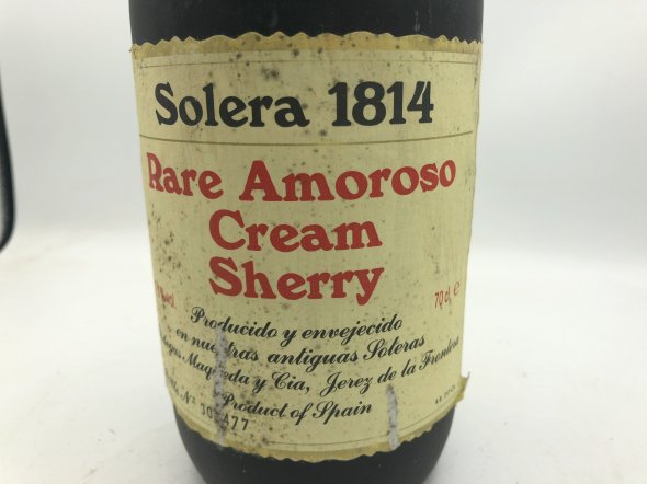 Solera 1814 Rare Amoroso Cream Sherry 17% 70cl
