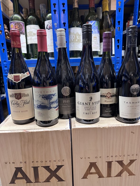 Tasmanian Pinot noir collection 