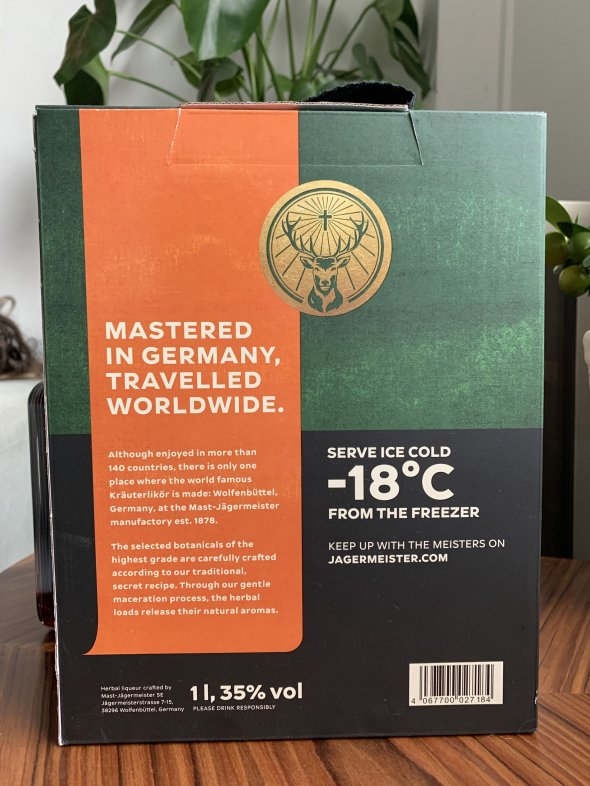 Jagermeister (1 liter) Gift Set and Wisniowa Cherry Vodka Liqueur (500ml)