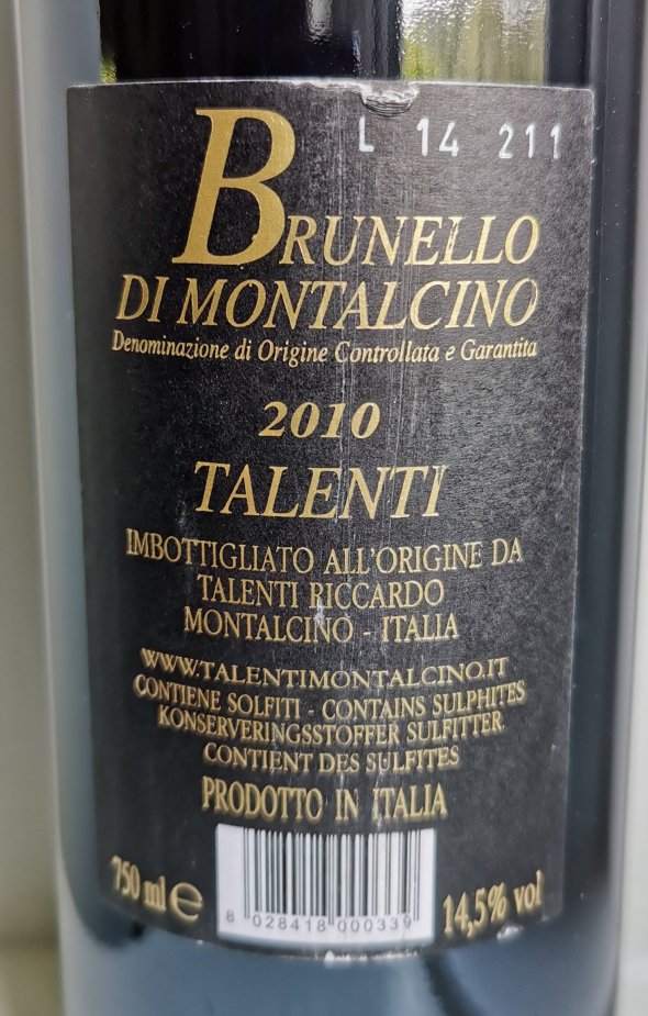 Talenti, Brunello di Montalcino