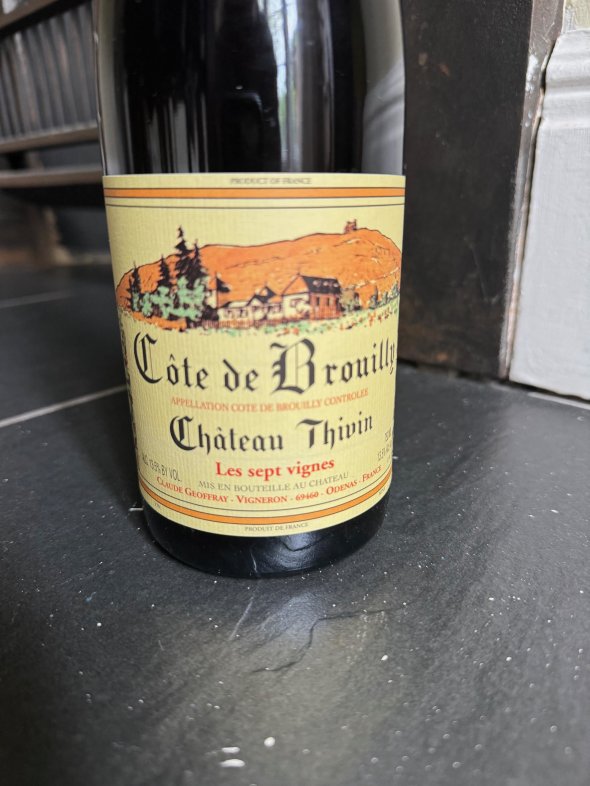 Chateau Thivin, Sept Vignes, Cote de Brouilly