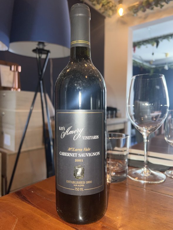 Kay Brothers, Amery Vineyards Cabernet Sauvignon, McLaren Vale