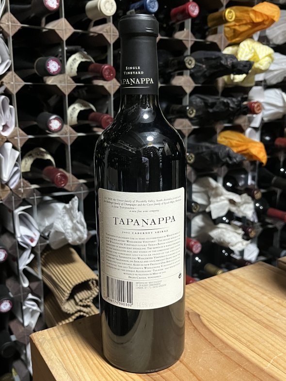 Tapanappa, Whalebone Cabernet Sauvignon Shiraz, Wrattonbully