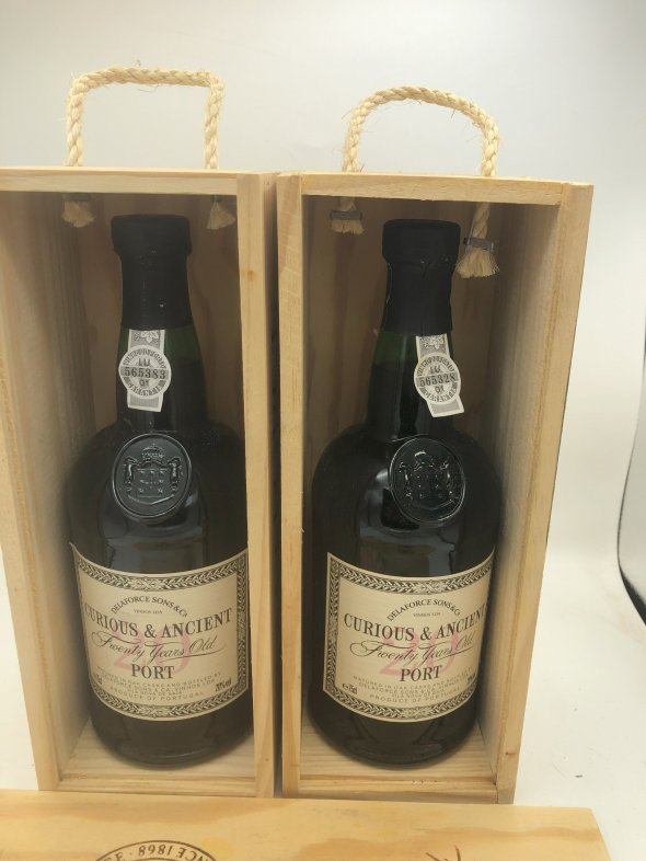 2 X Delaforce Curious & Ancient 20 Year Old Tawny Port