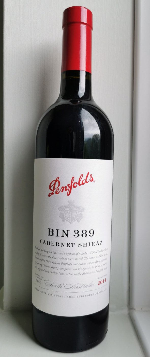 Penfolds, Bin 389 Cabernet Shiraz, South Australia