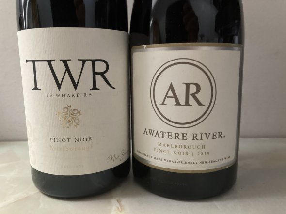 Pinot Noir Te Whare Ra Jason Flowerday, Marlborough 2017 and Pinot Noir Awatere River, Marlborough 2018