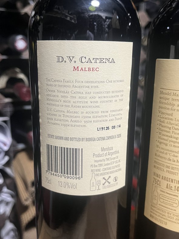 Mendoza Malbec duo: Catena & Mendel, 2016 & 2018