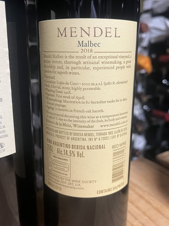 Mendoza Malbec duo: Catena & Mendel, 2016 & 2018