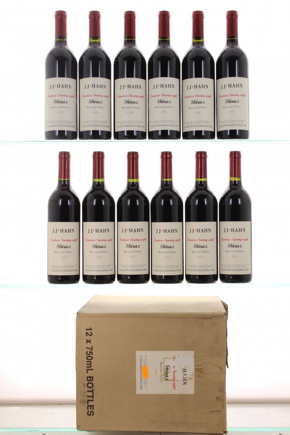 2001 JJ Hahn Shiraz Block 1928 Barossa 12x75cl IB