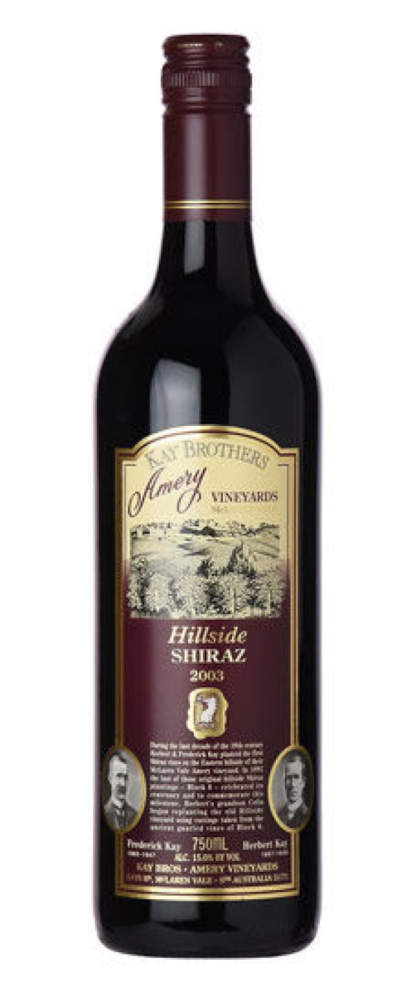 Kay Brothers Hillside Shiraz 2003 6x75cl IB