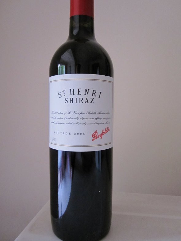 Penfolds, St. Henri Shiraz, South Australia Duty Paid - RP 95!