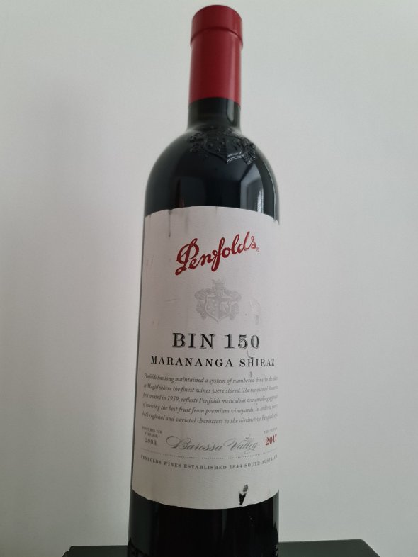 Penfolds, Bin 150 Marananga Shiraz, Barossa Valley - a 99 score!!