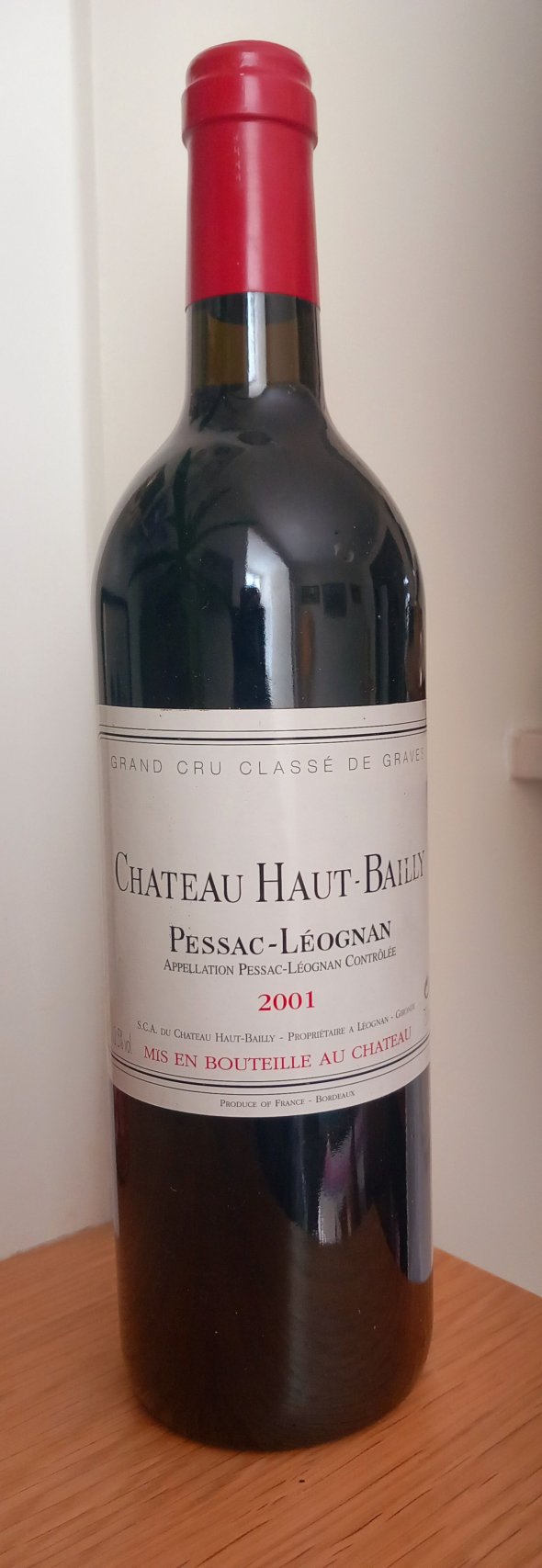 Chateau Haut-Bailly Cru Classe, Pessac-Leognan