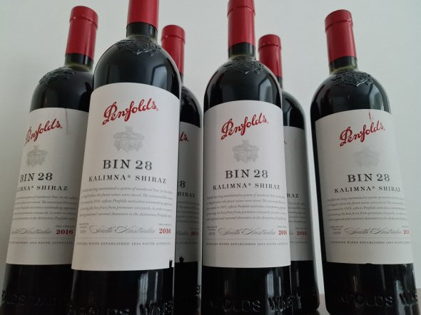 Penfolds, Bin 28 Kalimna Shiraz, South Australia 4 x 2016 & 2 x 2018