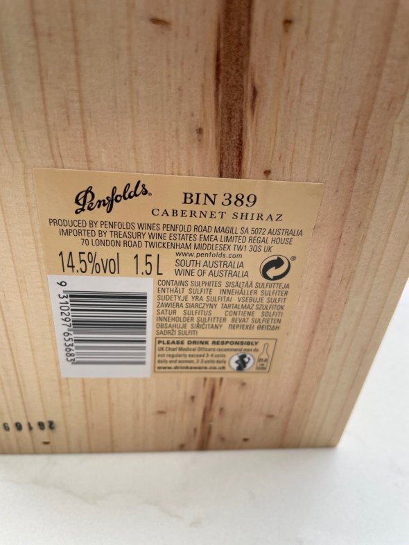 Penfolds, Bin 389 Cabernet Shiraz, South Australia