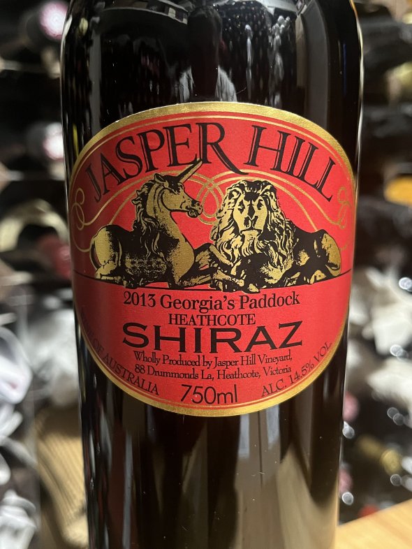 Jasper Hill, Georgia's Paddock Shiraz, Heathcote