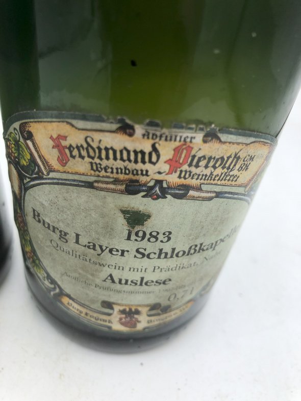 Ferdinand Pieroth, Burg Layer Schlosskapelle AUSLESE Pieroth Blue, Nahe