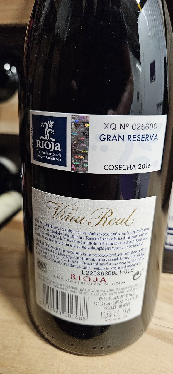 C.V.N.E. Vina Real Rioja Especial Gran Reserva 