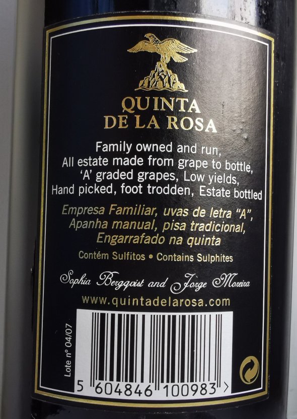 Quinta De La Rosa, Quinta De La Rosa