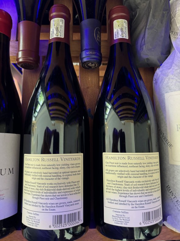 Hamilton Russell, Pinot Noir, Walker Bay