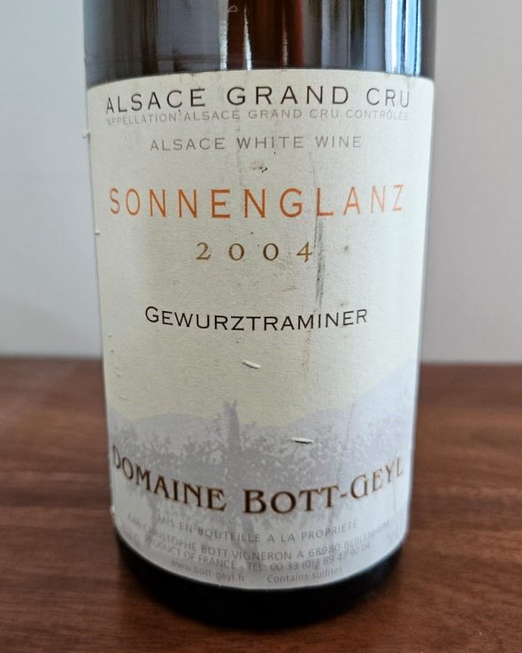 Domaine Bott Geyl, Gewurztraminer Grand Cru, Sonnenglanz