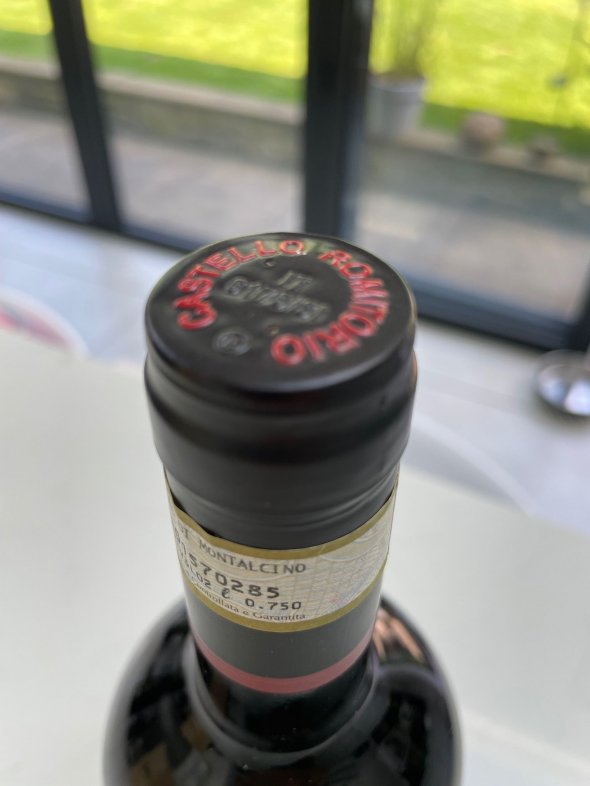 Castello Romitorio, Brunello di Montalcino, Riserva