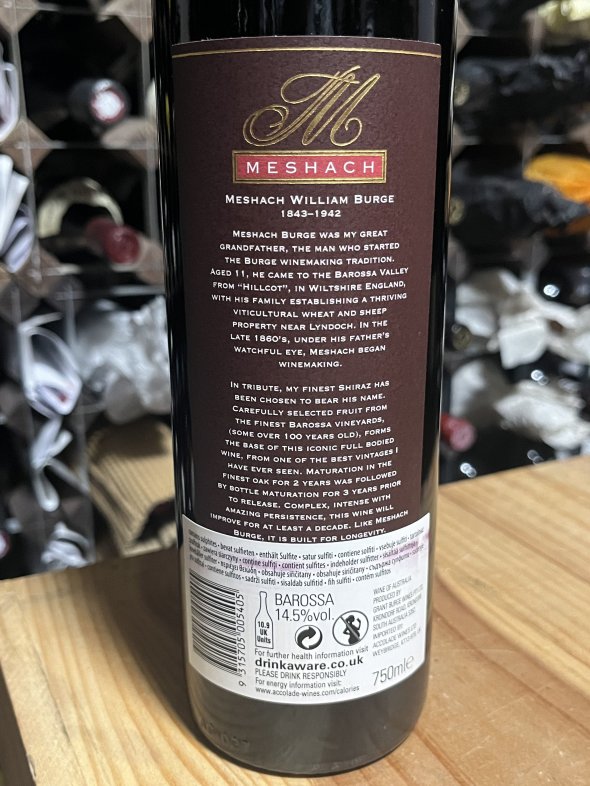 Grant Burge, Meshach Shiraz, Barossa