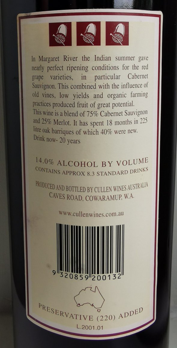 Cullen, Diana Madeline, Margaret River