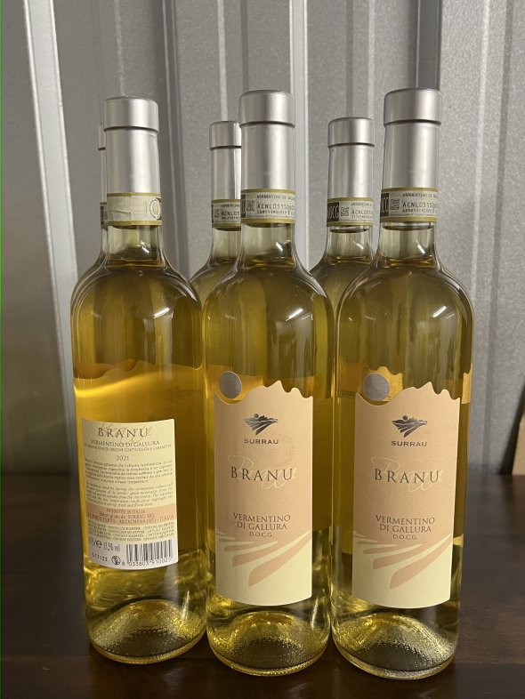 Surrau, Branu, Vermentino di Gallura