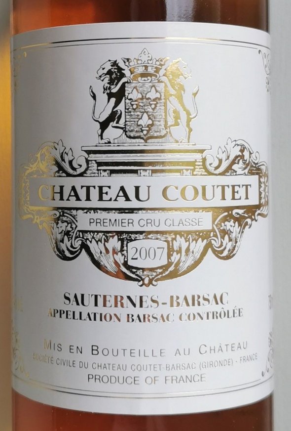 Chateau Coutet Premier Cru Classe, Barsac