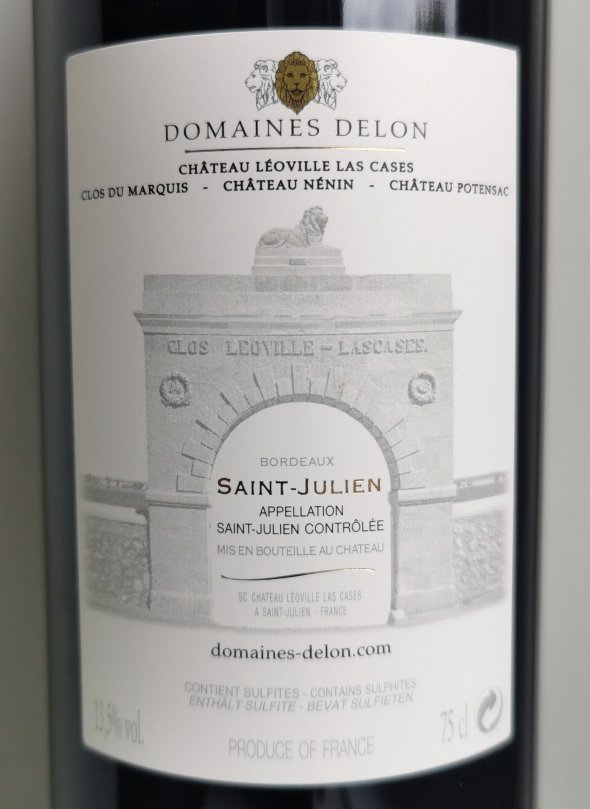 Chateau Leoville Las Cases 2eme Cru Classe, Saint-Julien