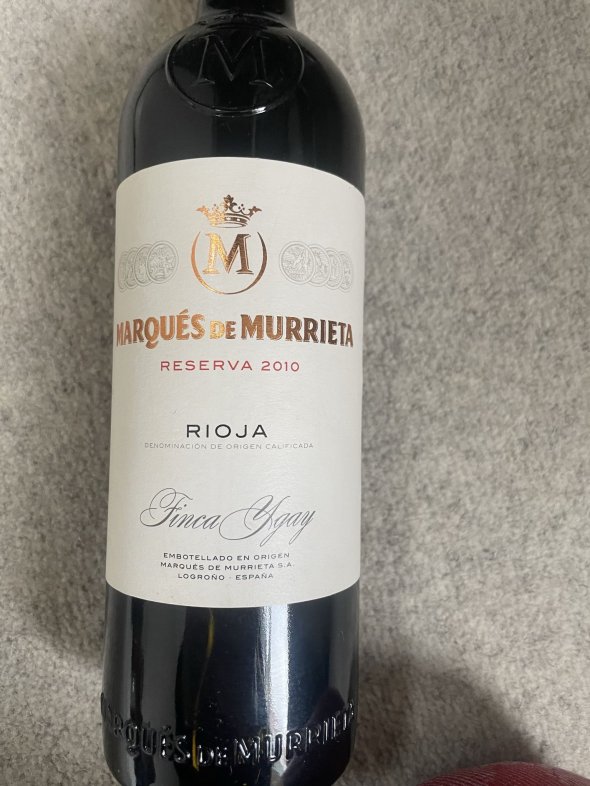 Marques de Murrieta, Prado Lagar Reserva Especial, Rioja