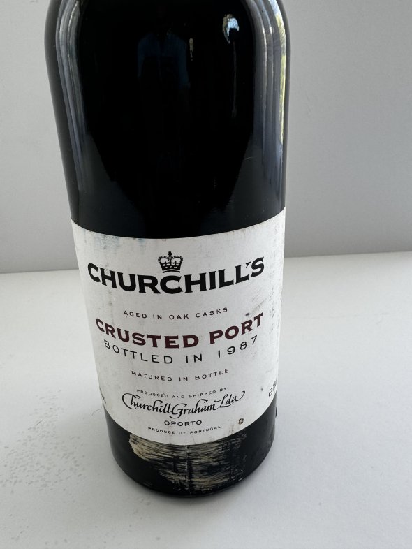 Vintage 1987 Churchill&rsquo;s Crusted Port 