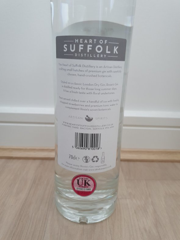 Heart of Suffolk, Rosie's Gin