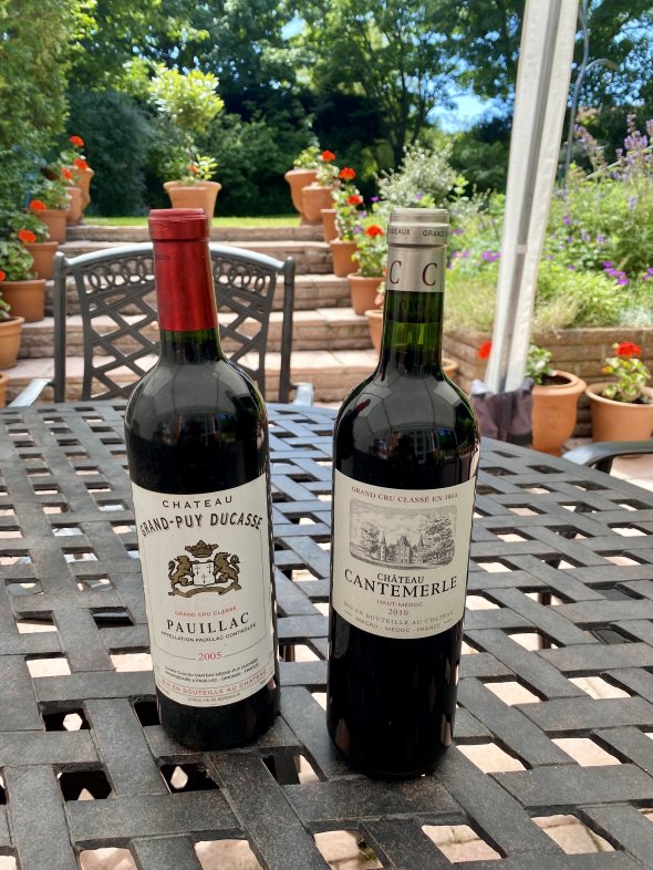 Chateau Grand-Puy Ducasse 5eme Cru Classe, Pauillac 2005 and Chateau Cantemerle 2010
