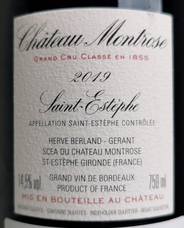 Chateau Montrose 2eme Cru Classe, Saint-Estephe