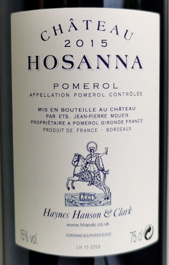 Chateau Hosanna, Pomerol