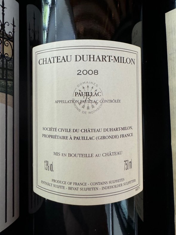 Chateau Duhart-Milon 4eme Cru Classe, Pauillac