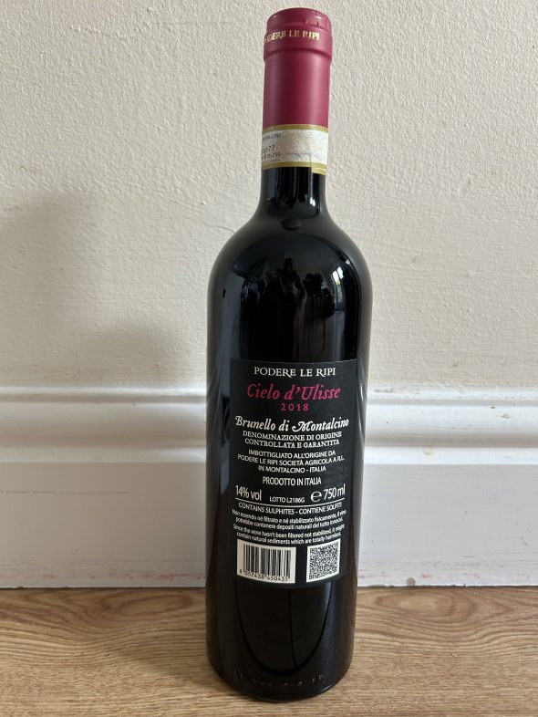 2018 Cielo d&rsquo;Ulisse, Brunello di Montalcino, Podere Le Ripi