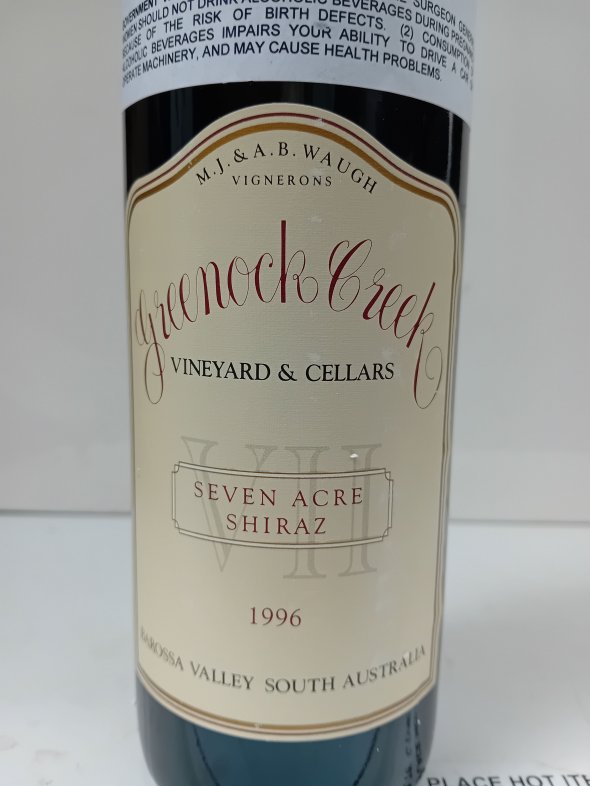 1996 Greenock Creek "Seven Acre Shiraz" (99 Points RP) No Reserve