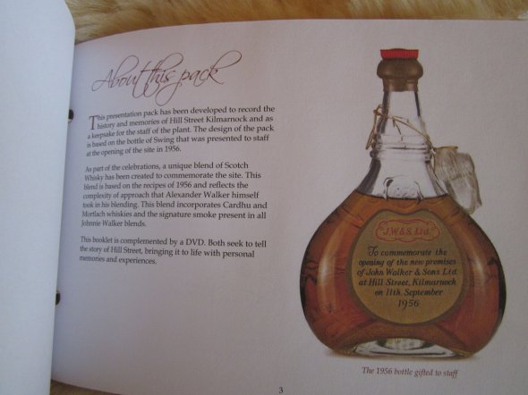 Johnnie Walker Diageo Thank You Hill Street Decanter 2012 V.Rare