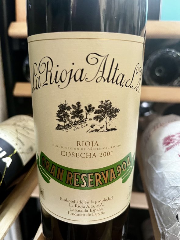 La Rioja Alta, Gran Reserva 904, Rioja, 96 RP pts
